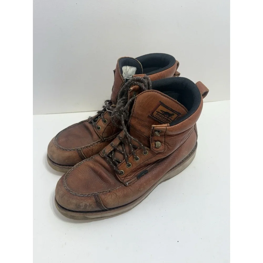 Vintage‎ Red Wing Irish Setter 838 Wingshooter Moc Toe Boots Leather L Sz 11.5